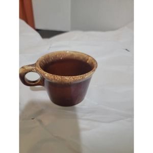 Vintage Hull brown drip coffee cup